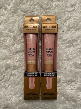 E.l.f Halo Glow Beauty Wand Highlight Liquid Gold set of 2